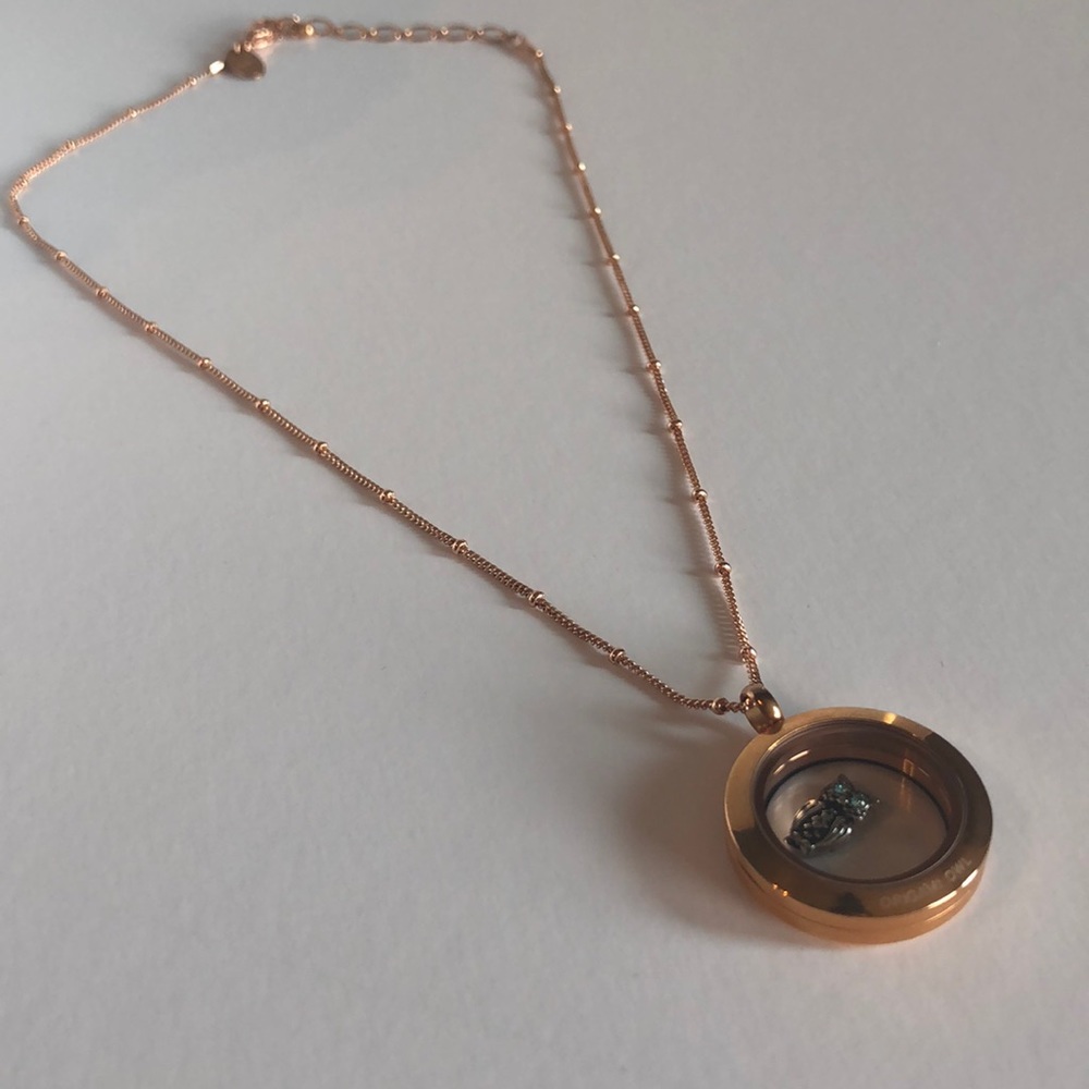 Origami owl necklace